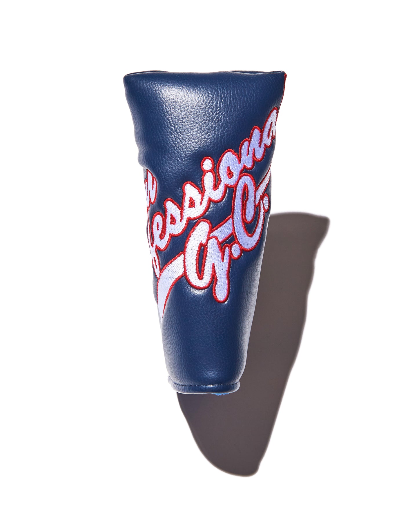 Putter Cover / Navy & White