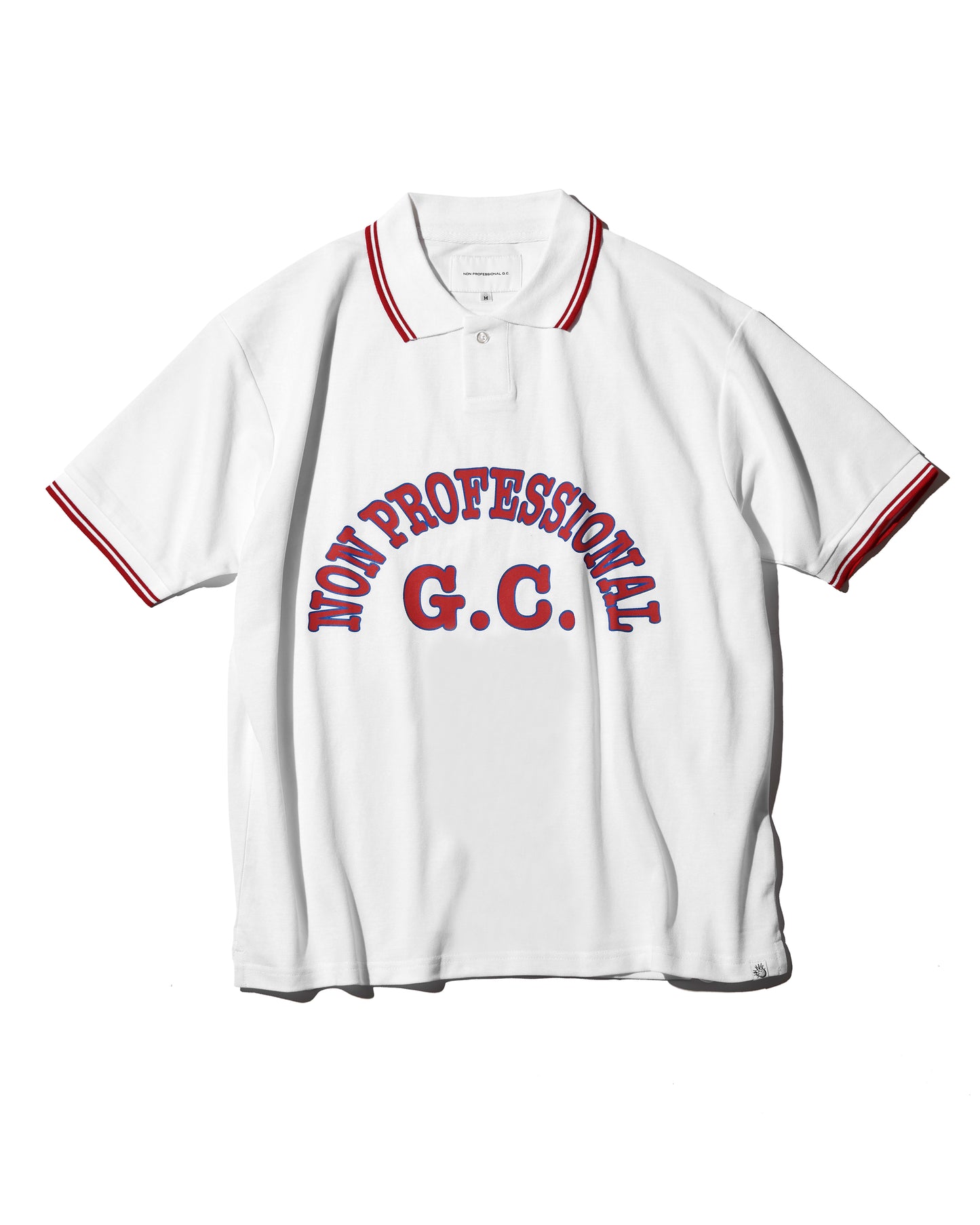 Classic Polo Shirt / White & Red