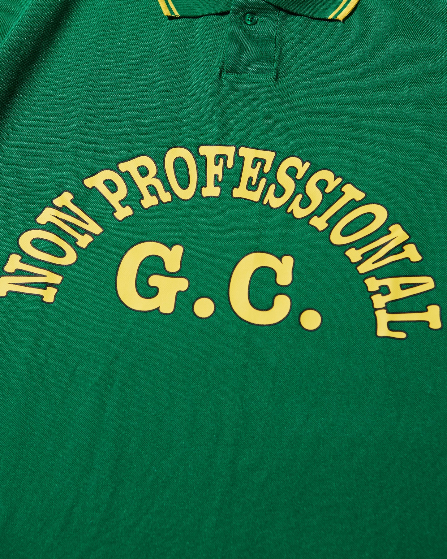 Classic Polo Shirt / Green & Yellow