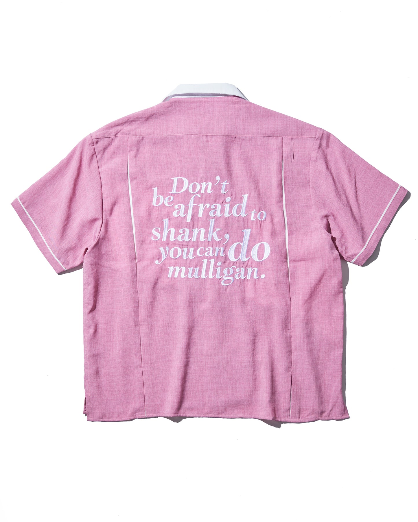 Bowling Shirt / Pink & White(Limited Color)