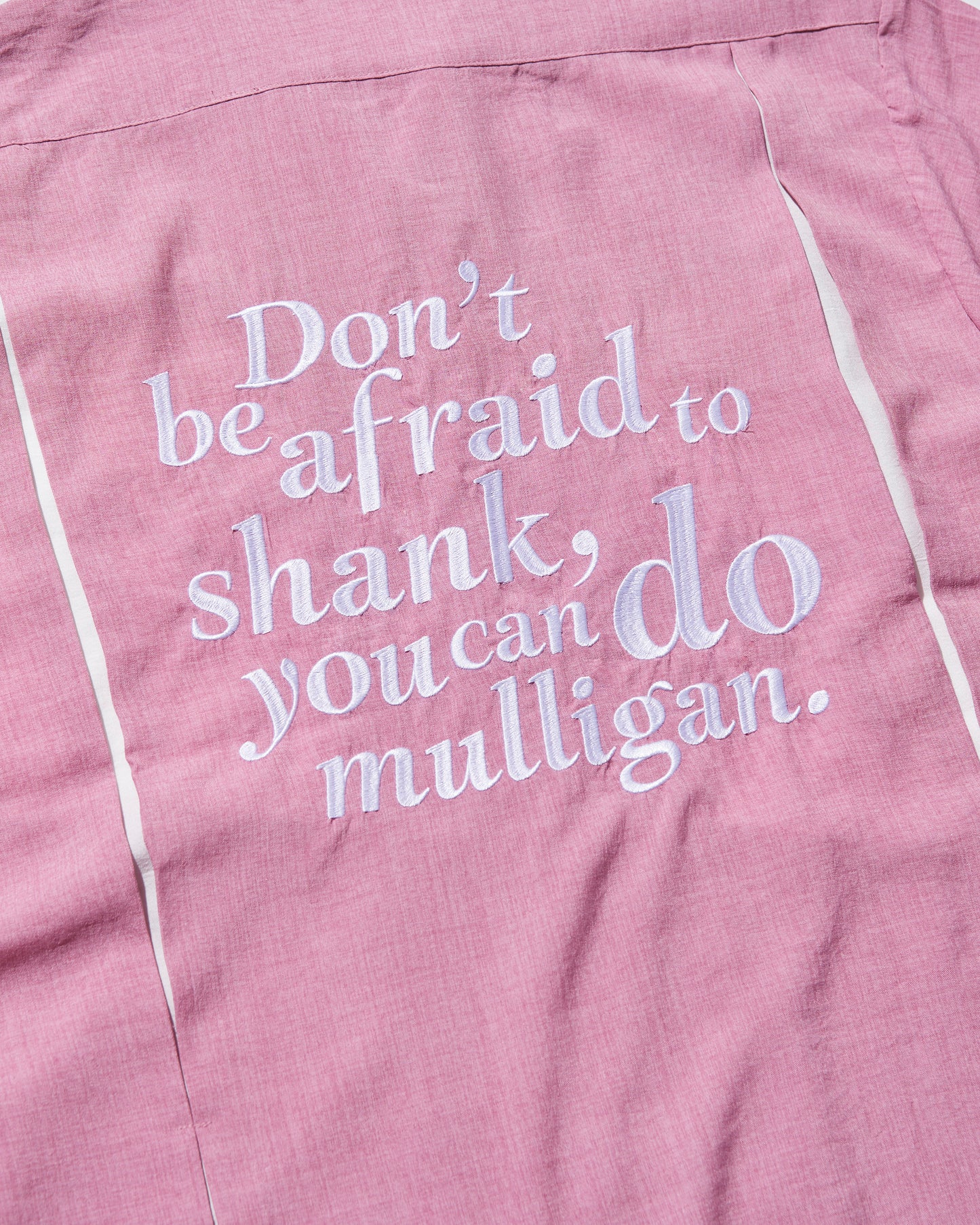 Bowling Shirt / Pink & White(Limited Color)