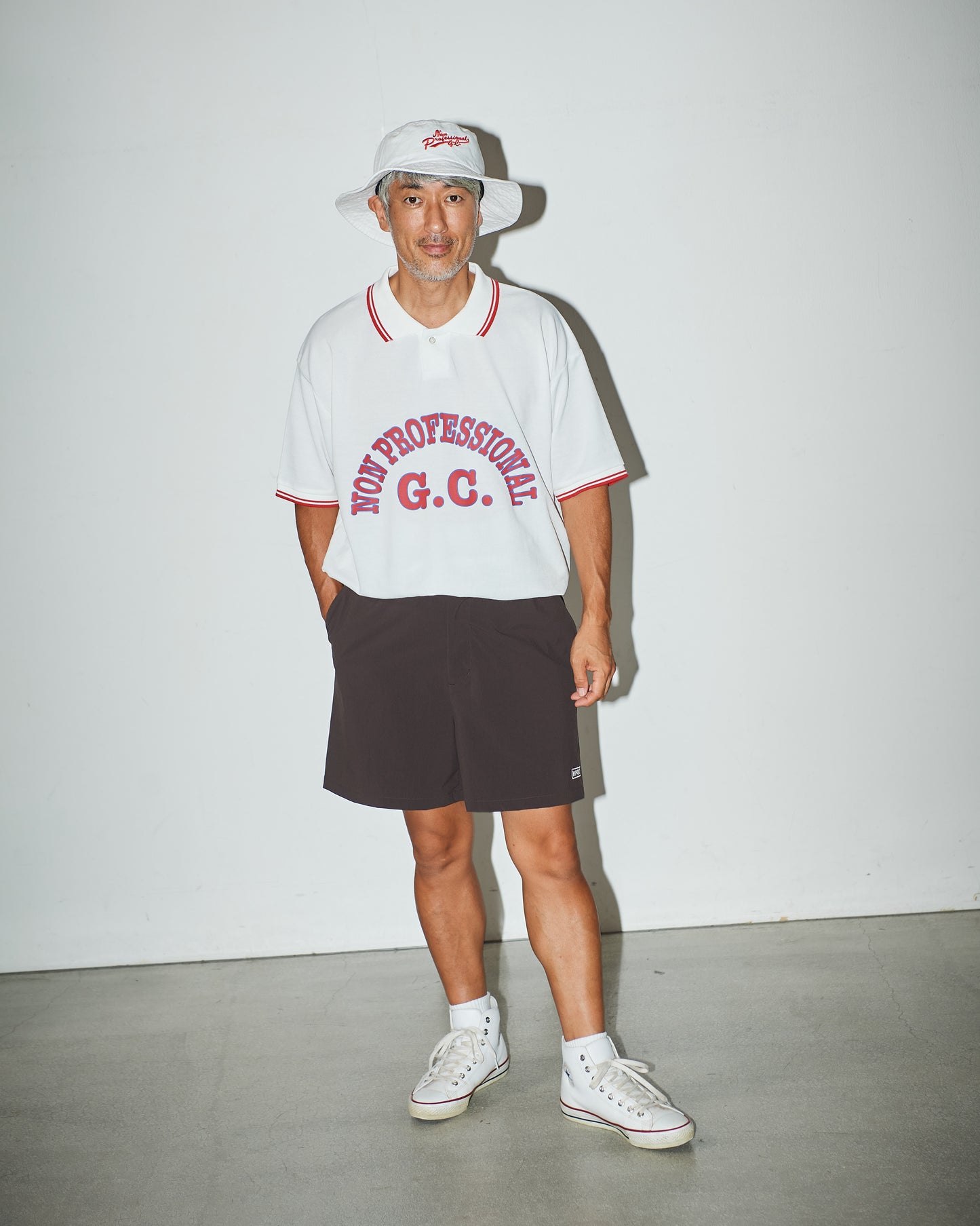 Bicolor Shorts / Brown & Pink