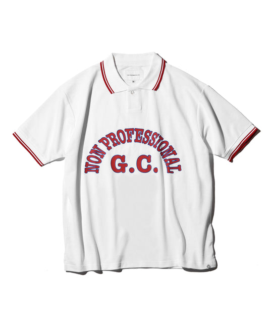Classic Polo Shirt /  White & Red