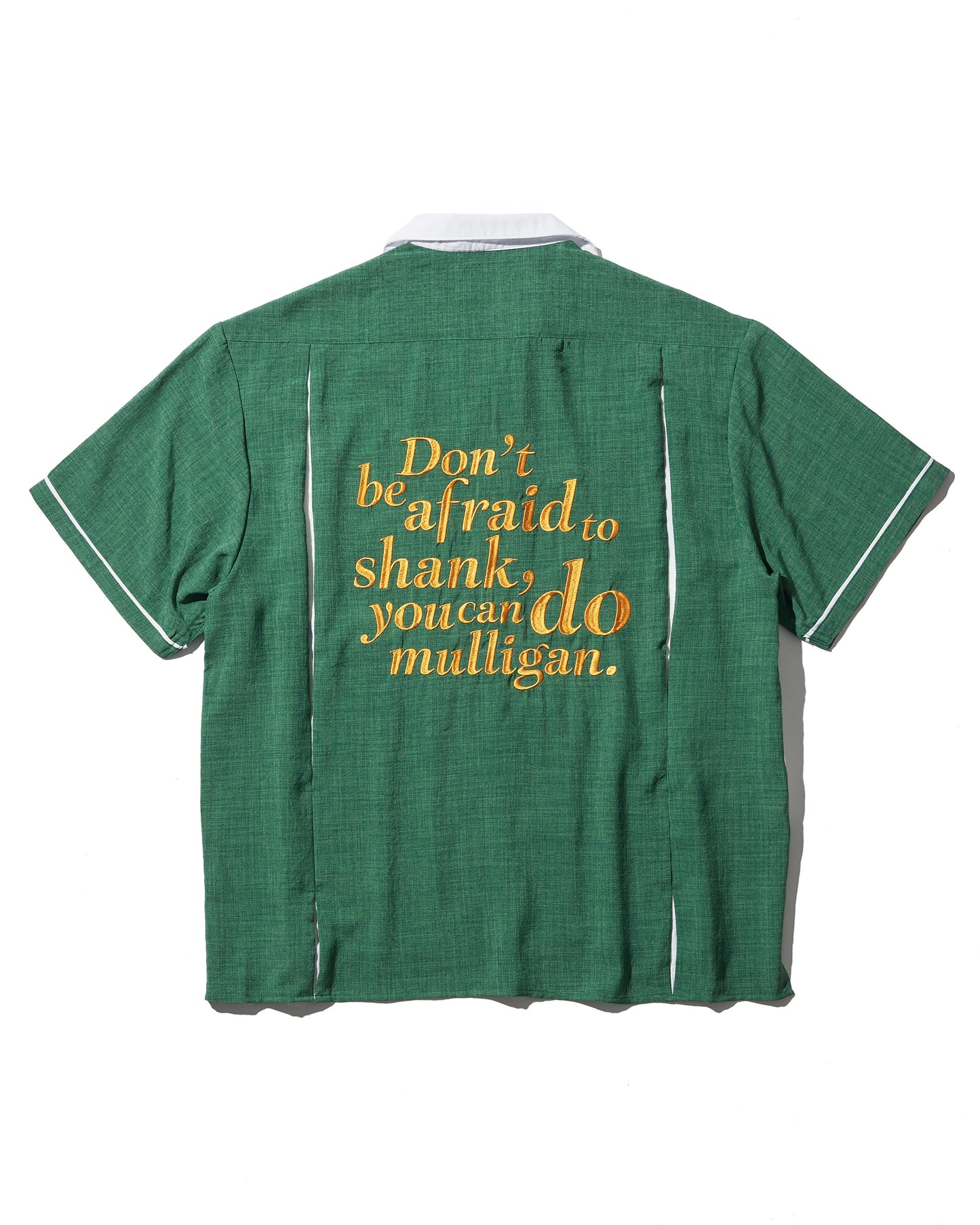 Bowling Shirt / Green & White（Limited Color）