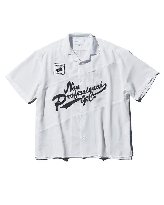 Bowling Shirt / White & White（Limited Color）