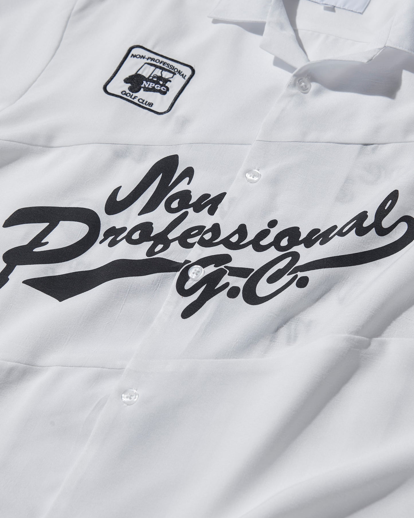 Bowling Shirt / White & White（Limited Color）