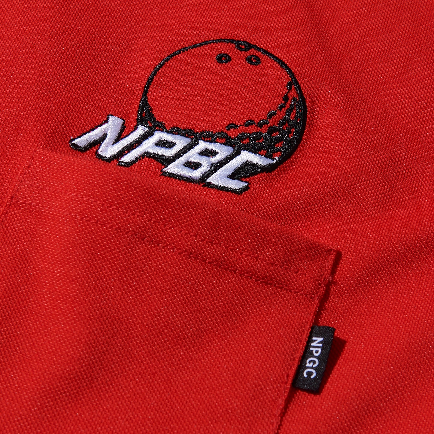 Bowling  Polo Shirt /  Red & Black