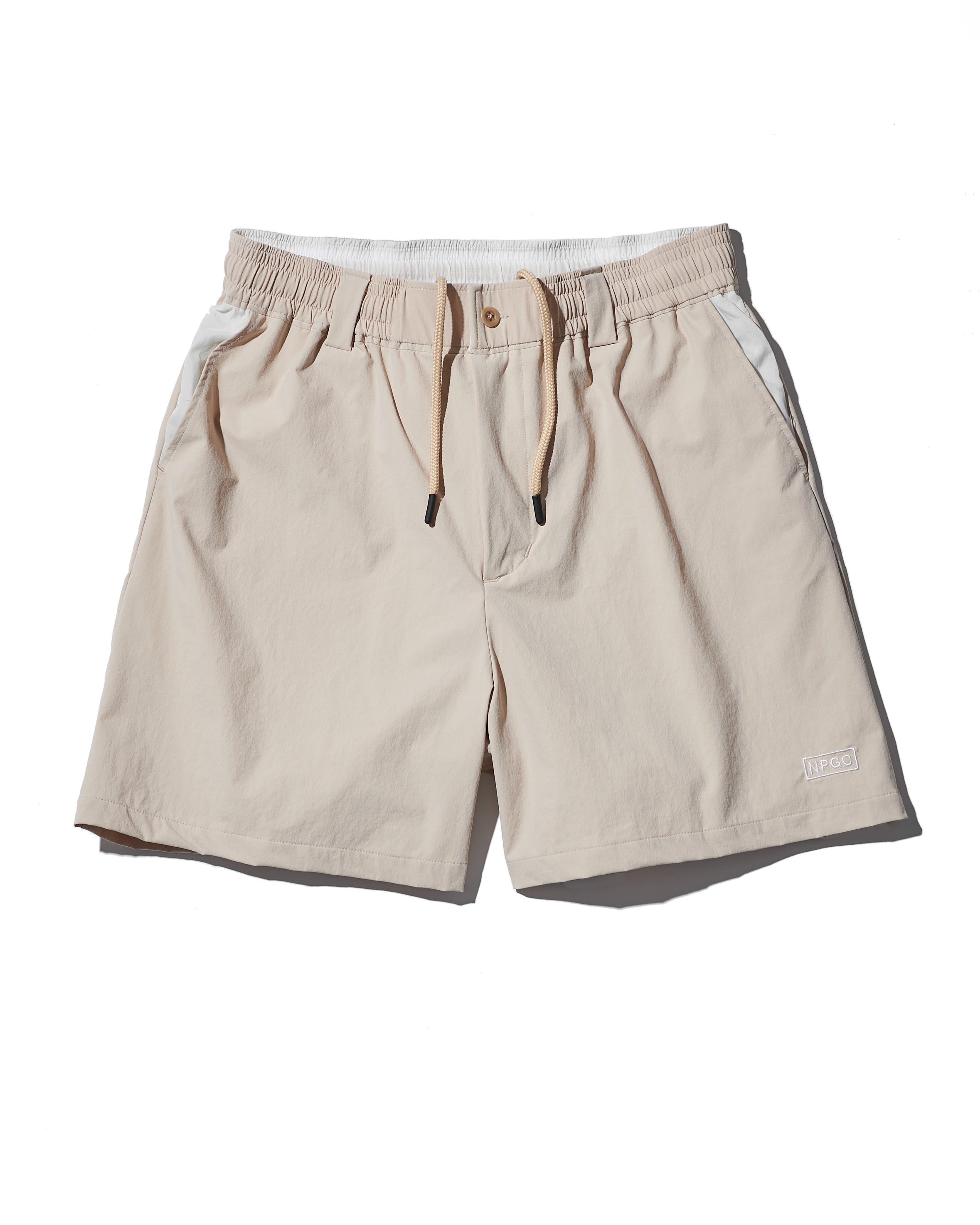 Bicolor Shorts / Beige & White – NPGC