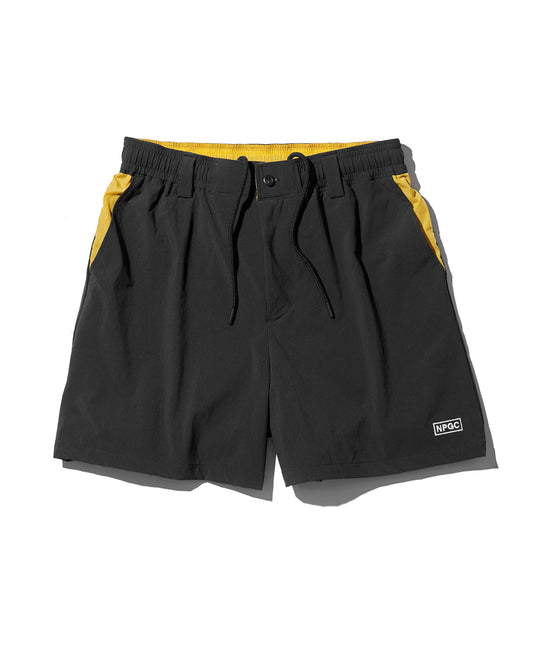 Bicolor Shorts /  Black & Yellow