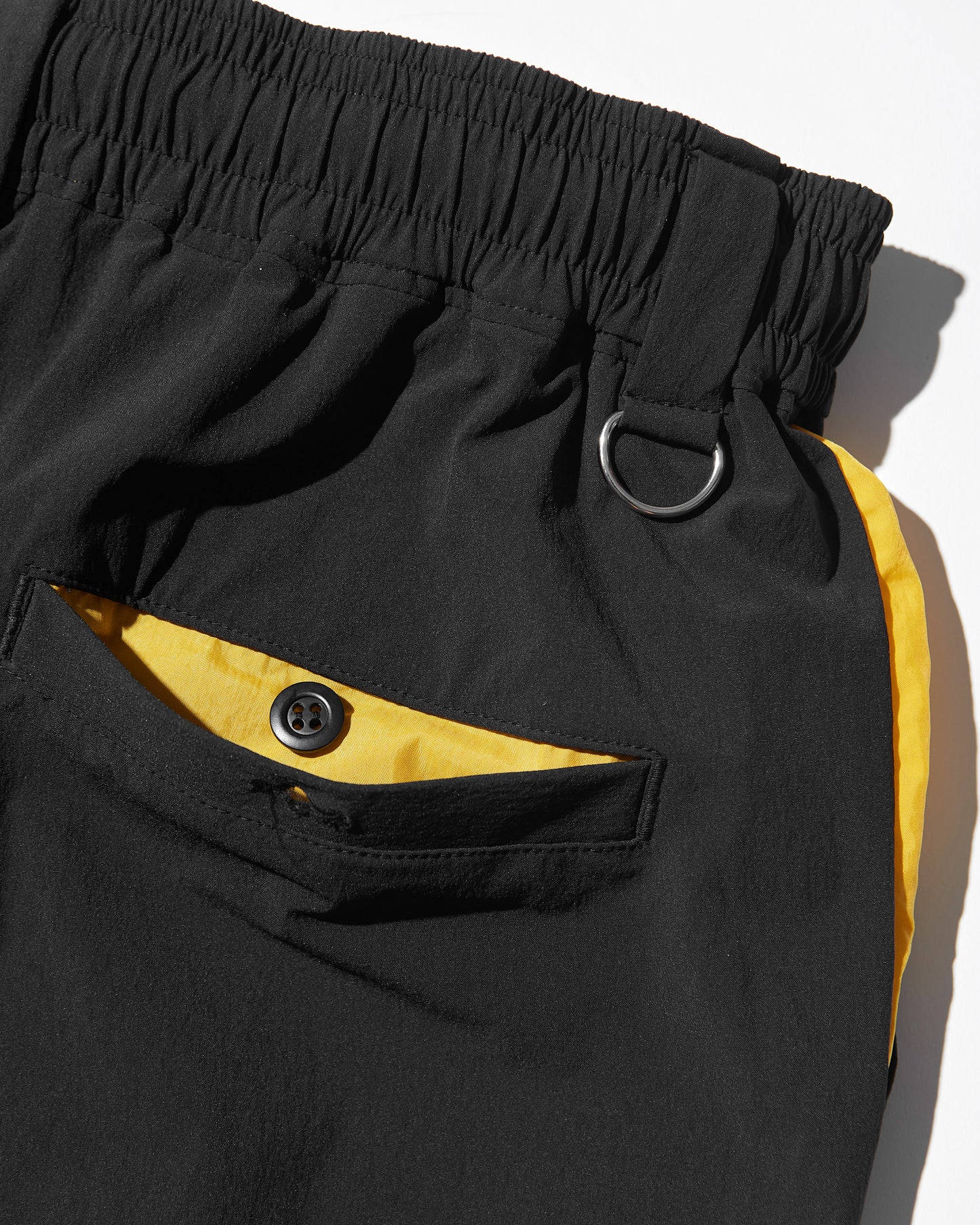 Bicolor Shorts /  Black & Yellow