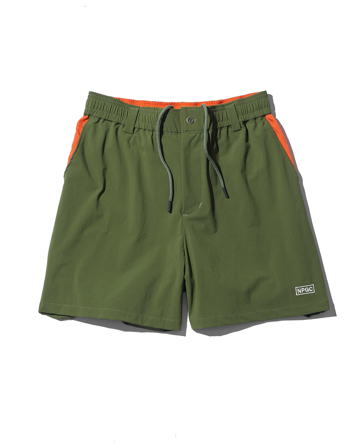 Bicolor Shorts / Olive & Orange – NPGC